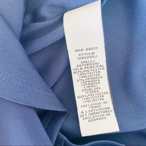 🦋NWT! Neiman Marcus Navy Blue Dress SZ 8 No where to wear - Picture 15 of 16